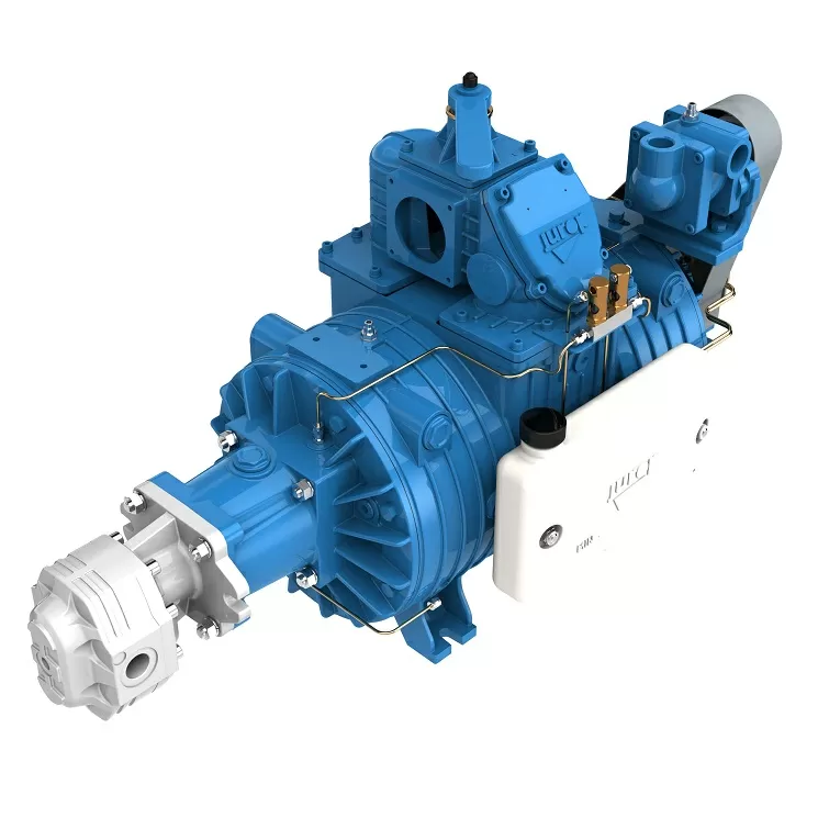 Vacuum pump JUROP LC 580 HDR, left-hand rotation, manual valve