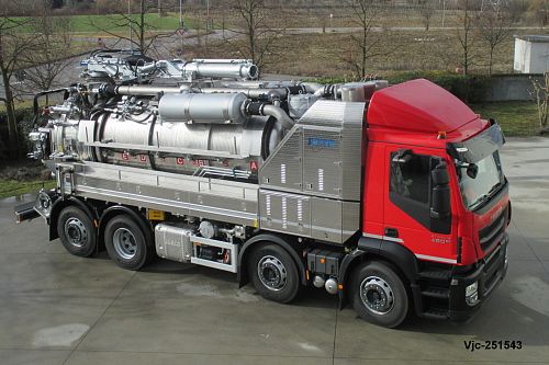 Sewer jetting truck Vac Jet