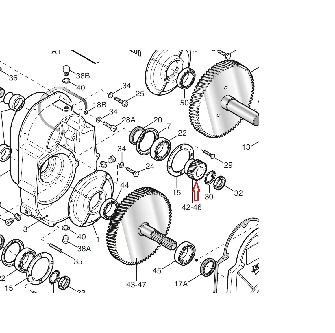 Gear Z40 for DL120-140