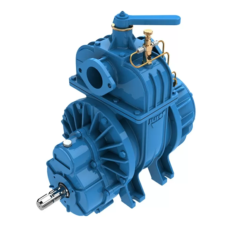 Rotary vane vacuum pump JUROP PN 45, 540 rpm, left-hand rotation, manual valve